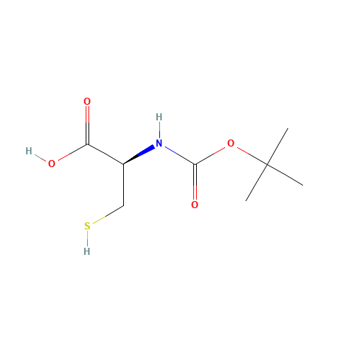 20887-95-0 N-alpha-t-Butyloxycarbonyl-L-cysteine chemical structure