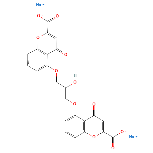 15826-37-6 CROMOLYN SODIUM chemical structure