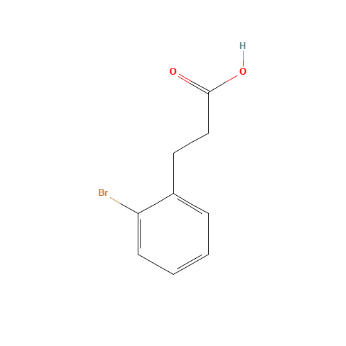 15115-58-9 3-(2-BROMOPHENYL)PROPIONIC ACID chemical structure