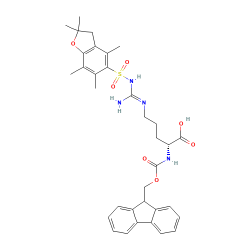 187618-60-6 Fmoc-D-Arg(Pbf) )-OH chemical structure