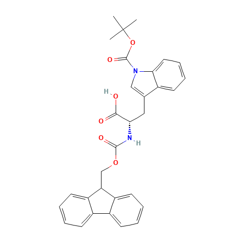 143824-78-6 Fmoc-Trp(Boc)-OH chemical structure