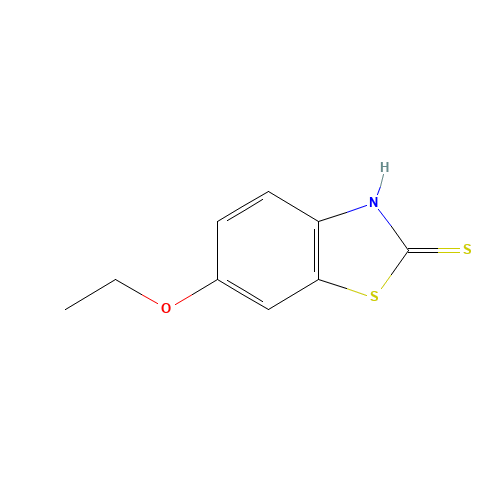 120-53-6 6-Ethoxy-2-benzothiazolethiol chemical structure
