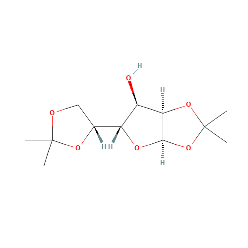 2595-05-3 1,2:5,6-DI-O-ISOPROPYLIDENE-ALPHA-D-ALLOFURANOSE chemical structure