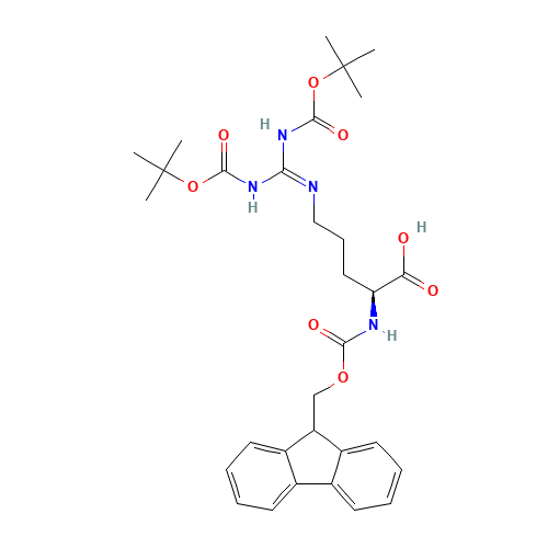 143824-77-5 Fmoc-L-Arg(Boc)2-OH chemical structure