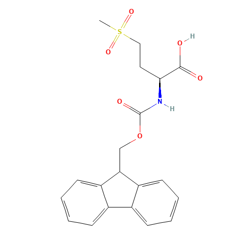 163437-14-7 FMOC-L-METHIONINE-SULFONE chemical structure