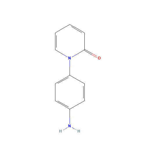 13143-47-0 1-(4-aminophenyl)pyridin-2(1H)-one chemical structure