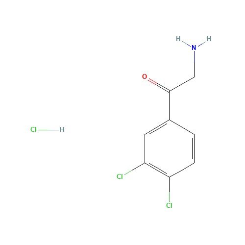 41995-19-1 2-(3,4-Dichlorophenyl)-2-oxoethylamine hydrochloride chemical structure