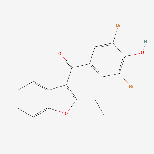 3562-84-3 Benzbromarone chemical structure