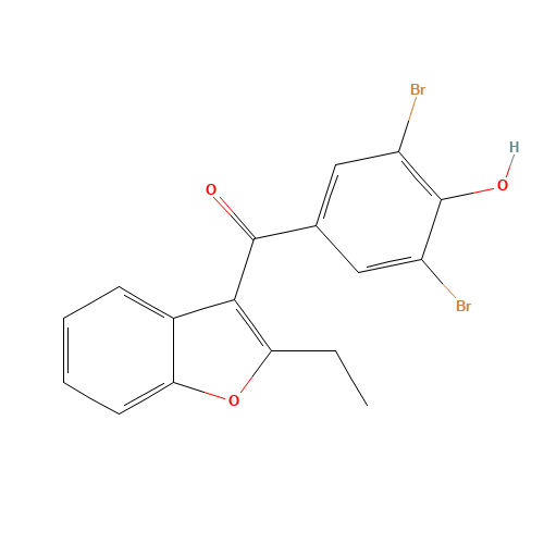 3562-84-3 Benzbromarone chemical structure