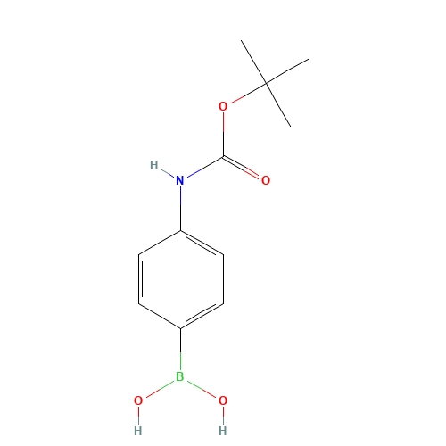 380430-49-9 4-(N-Butoxycarbonyl)aminophenylboronic acid chemical structure