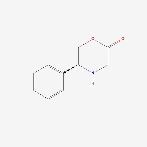 121269-45-2 (5R)-3,4,5,6-Tetrahydro-5-phenyl-4(H)-1,4-oxazin-2-one chemical structure