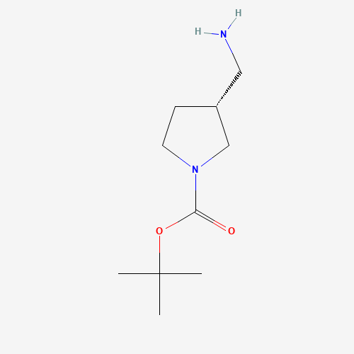199174-29-3 (R)-1-N-Boc-3-(aminomethyl)pyrrolidine chemical structure