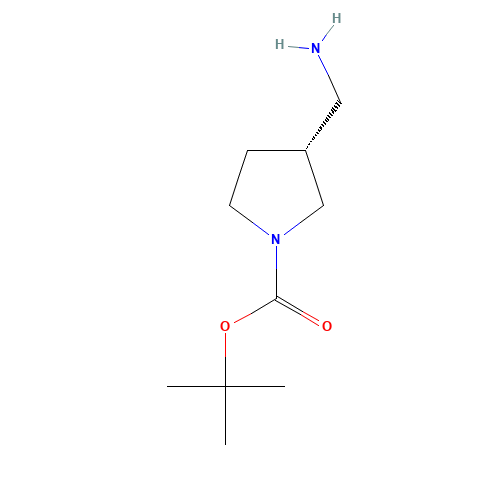 199174-29-3 (R)-1-N-Boc-3-(aminomethyl)pyrrolidine chemical structure