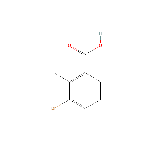 76006-33-2 3-Bromo-2-methylbenzoic acid chemical structure
