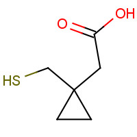 162515-68-6 2-[1-(Mercaptomethyl)cyclopropyl]acetic acid chemical structure