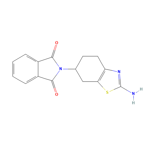 104618-33-9 2-Amino-6-phthalimido-4,5,6,7-tetrahydro benzothiazole chemical structure