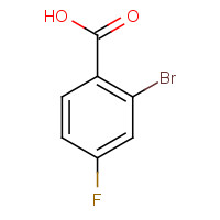 1006-41-3 2-Bromo-4-fluorobenzoic acid chemical structure