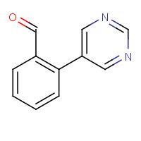 640769-71-7 2-(Pyrimidin-5-yl)benzaldehyde chemical structure