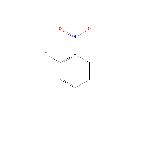 446-34-4 3-Fluoro-4-nitrotoluene chemical structure