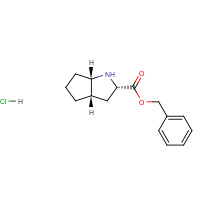 93779-29-4 (S,S)-2-Azabicyclo[3,3,0]-octane-3-carboxylic acid benzylester hydrochloride chemical structure