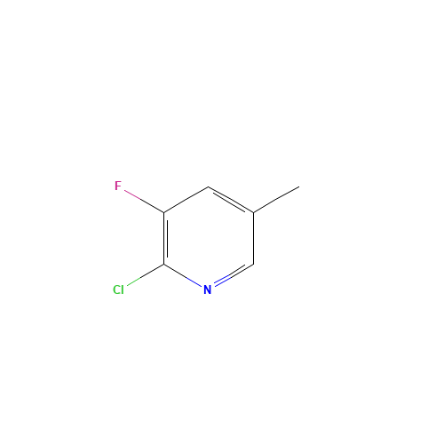 34552-15-3 2-Chloro-3-fluoro-5-methylpyridine chemical structure