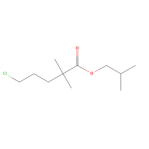 109232-37-3 Isobutyl 5-chloro-2,2-dimethylvalerate chemical structure