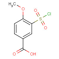 50803-29-7 3-(CHLOROSULFONYL)-4-METHOXYBENZOIC ACID chemical structure