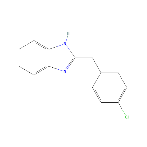 5468-66-6 2-(4-Chlorobenzyl)benzimidazole chemical structure