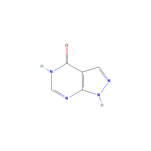 315-30-0 Allopurinol chemical structure