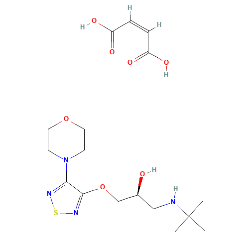26921-17-5 (S)-Timolol maleate chemical structure