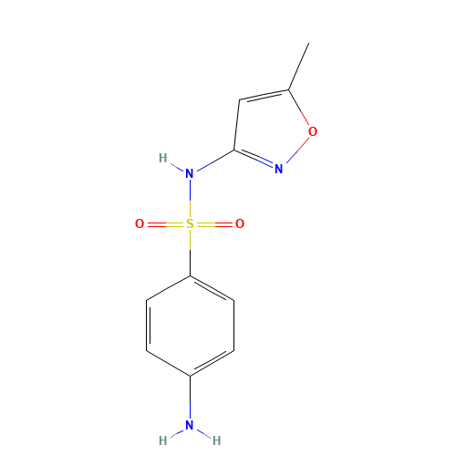 723-46-6 Sulfamethoxazole chemical structure
