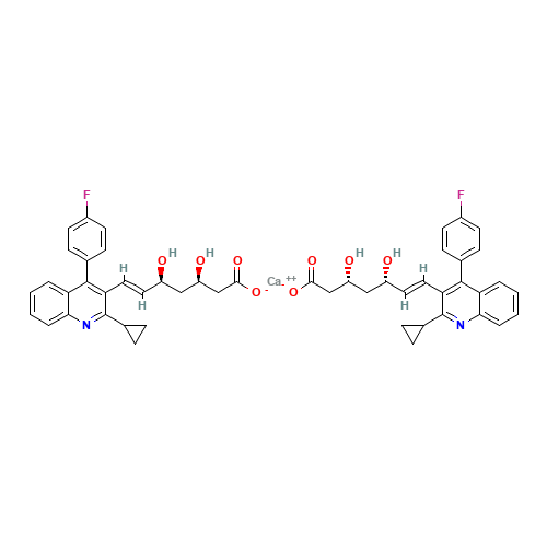 147526-32-7 Pitavastatin calcium chemical structure