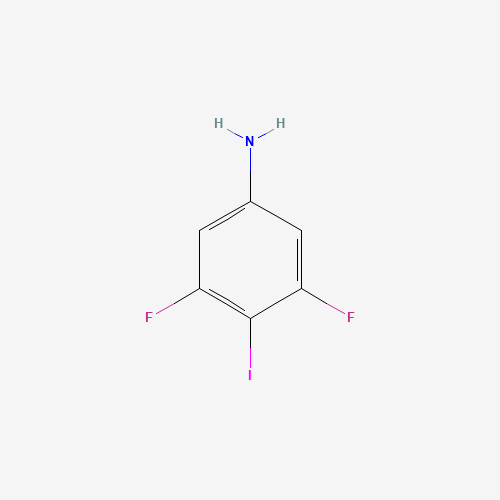 1542-34-3 3,5-Difluoro-4-iodoaniline chemical structure
