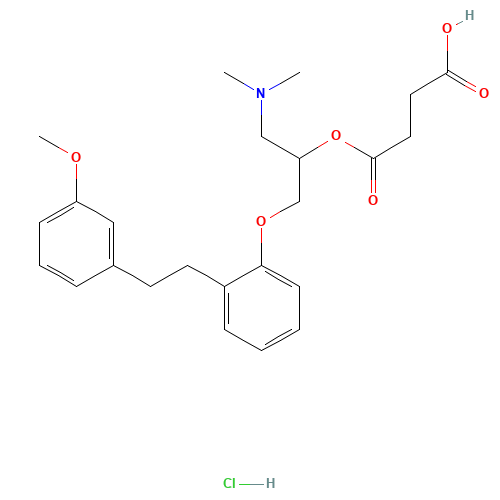 135159-51-2 Sarpogrelate hydrochloride chemical structure