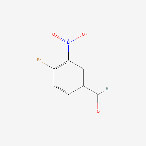 163596-75-6 4-BROMO-3-NITRO-BENZALDEHYDE chemical structure
