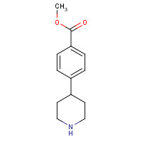 281235-04-9 4-PIPERIDIN-4-YL-BENZOIC ACID METHYL ESTER chemical structure