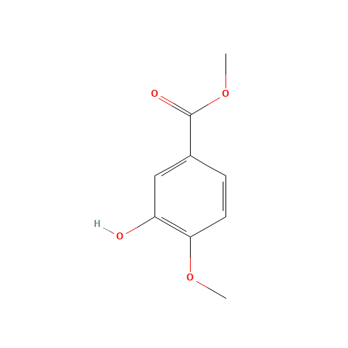 6702-50-7 Methyl 3-hydroxy-4-methoxybenzoate chemical structure