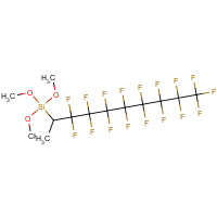 83048-65-1 (HEPTADECAFLUORO-1,1,2,2-TETRAHYDRODECYL)TRIMETHOXYSILANE chemical structure