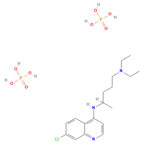 50-63-5 Chloroquine diphosphate chemical structure