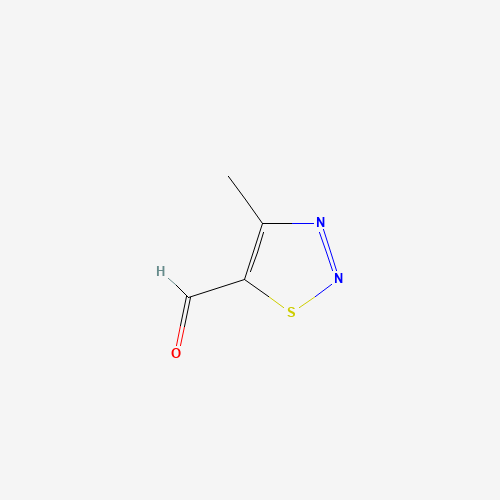 127108-66-1 1,2,3-Thiadiazole-5-carboxaldehyde,4-methyl-(9CI) chemical structure