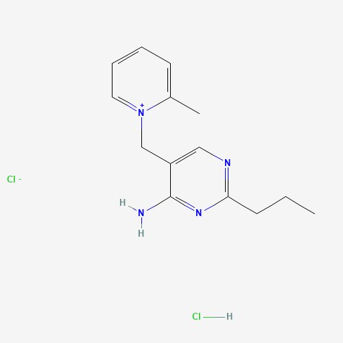 137-88-2 1-([4-Amino-2-propyl-5-pyrimidinyl]methyl)-2-methylpyridinium chloride chemical structure