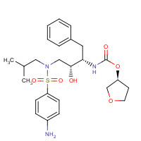161814-49-9 AMPRENAVIR chemical structure