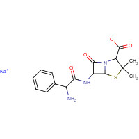 69-52-3 Ampicillin sodium chemical structure