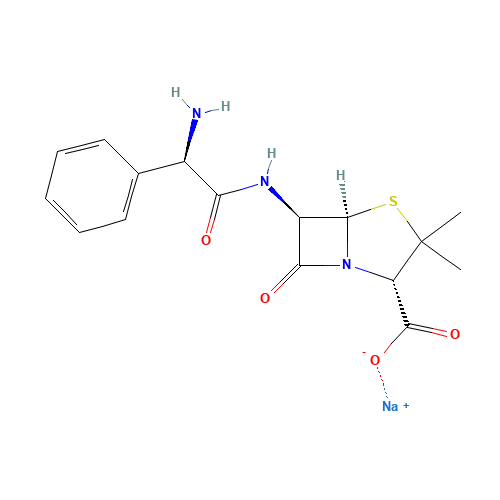 69-52-3 Ampicillin sodium chemical structure