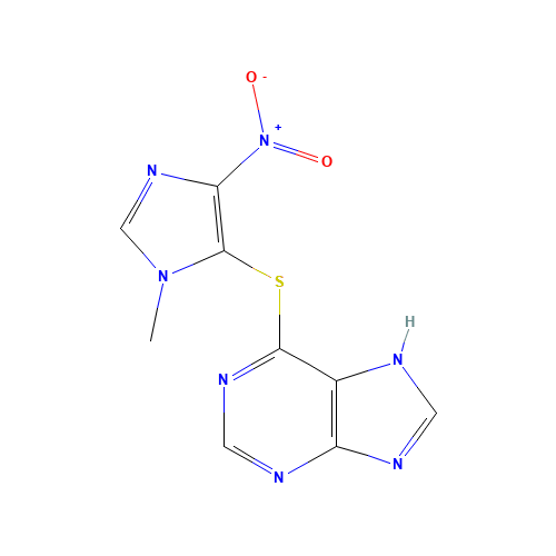 446-86-6 Azathioprine chemical structure