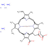 11006-34-1 Chlorophyllin chemical structure