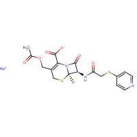 24356-60-3 Cefapirin sodium chemical structure