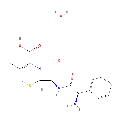 23325-78-2 CEPHALEXIN MONOHYDRATE chemical structure
