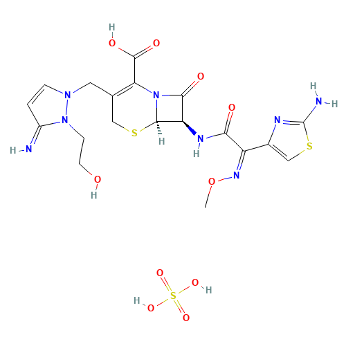 122841-12-7 Cefoselis sulfate chemical structure