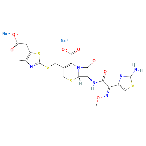 86329-79-5 Cefodizime sodium chemical structure